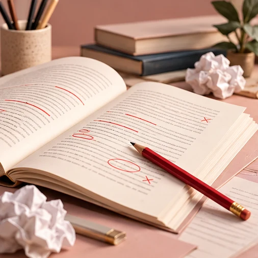 Book Editing publishing service illustration